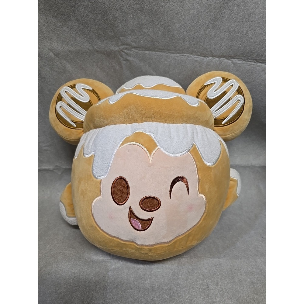 2022 Disney Munchlings Mickey Mouse Cinnamon Bun Swirl Soft Plush Large 15"
